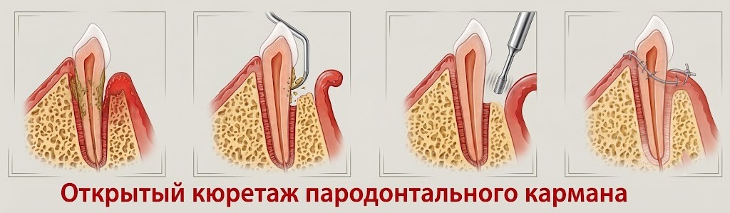 кюретаж пародонтальных карманов